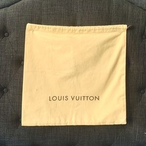16" Louis Vuitton Dust Bag "dust bag" 100% authent